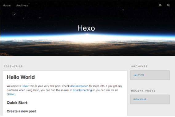 输入网址进入首页